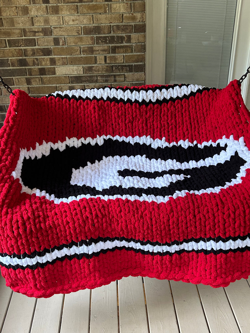 Georgia Handmade Chunky Knit Chenille Throw Blanket